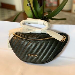 NWT Michael Kors Peyton Quilted Belt Bag